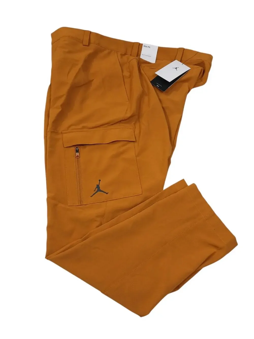 Nike Jordan Golf Trouser Mens Sz 38x32 Slim Fit Desert Ochre/Black DZ0542-754